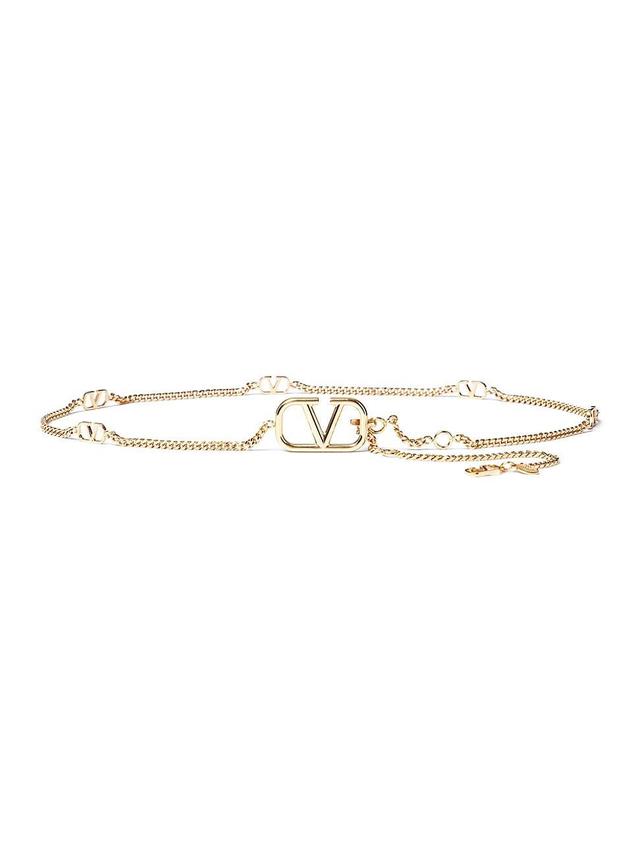 Womens VLogo Signature Chain Belt Product Image