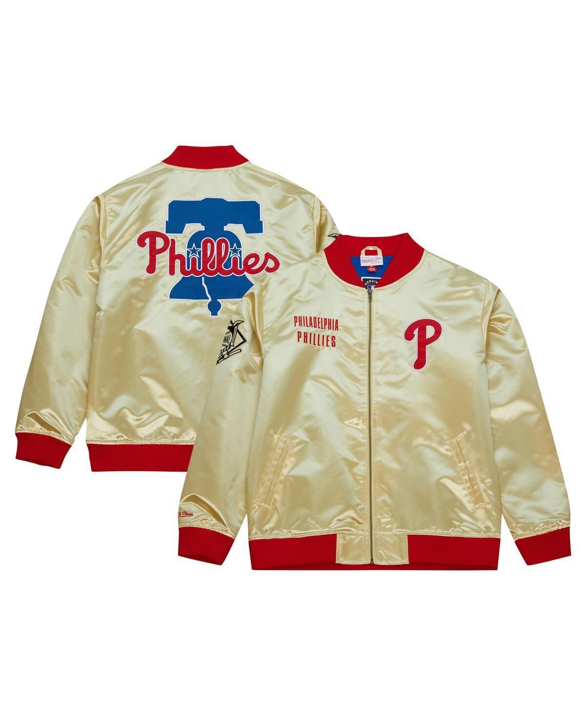 Mens Mitchell & Ness Philadelphia Phillies OG 2.0 Lightweight Satin Full-Zip Jacket Product Image