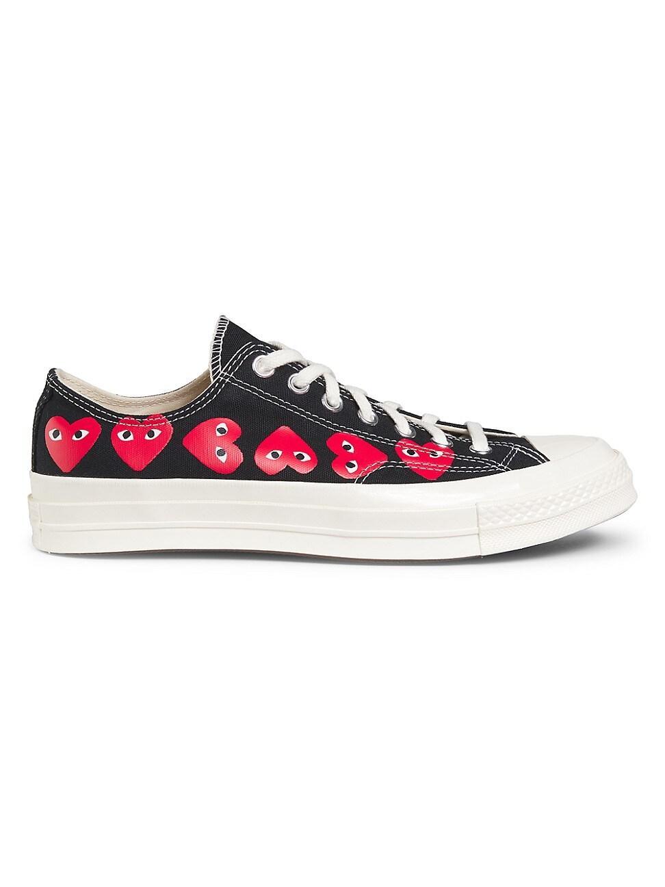 Mens CdG PLAY x Converse Chuck Taylor All Star Multi-Heart Low-Top Sneakers Product Image