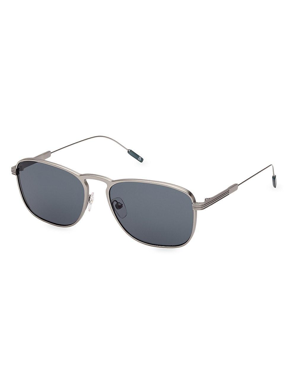 Mens Metal Round Sunglasses Product Image