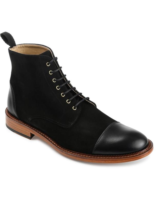 Taft Mens Troy Handcrafted Leather and Suede Dress Boots Product Image