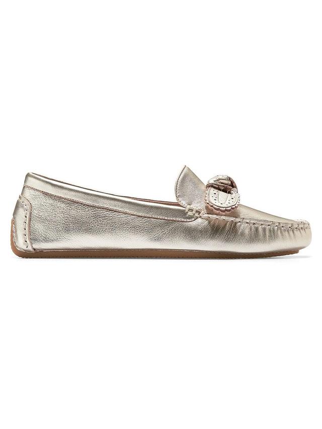 Womens Bellport Bow Leather Loafers Product Image