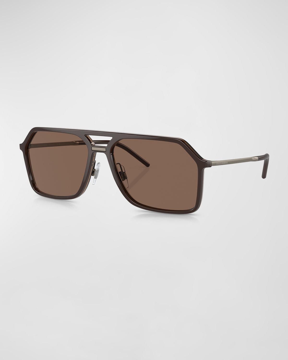 Mens Plastic Aviator Sunglasses Product Image