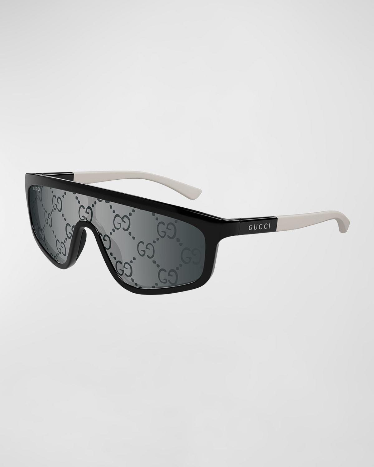 Mens GG Monogram Shield Sunglasses Product Image