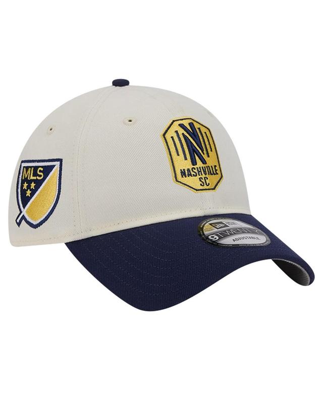 Mens New Era White Nashville Sc 2024 Kick Off Collection 9TWENTY Adjustable Hat Product Image