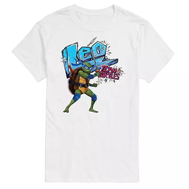 Mens Teenage Mutant Ninja Turtles Mutant Mayhem Leo Graphic Tee Beige Product Image