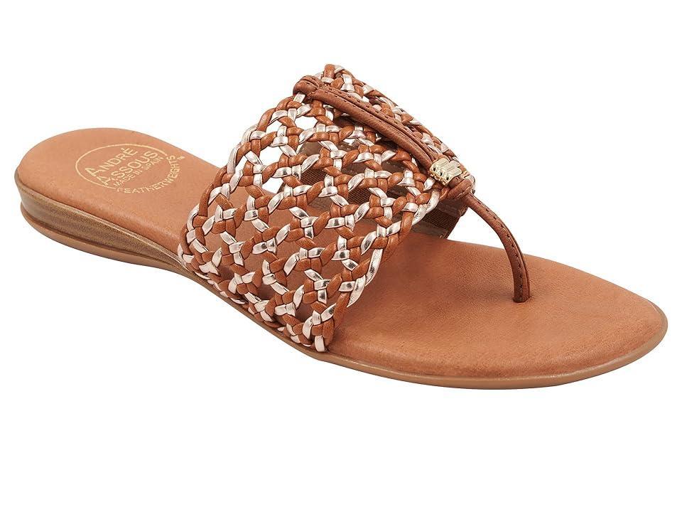 Andre Assous Nice Woven Featherweight Sandal (Cuero Multi) Women's Shoes Product Image