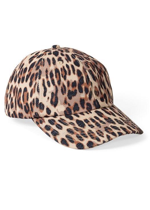 Leopard Print Baseball Cap Product Image