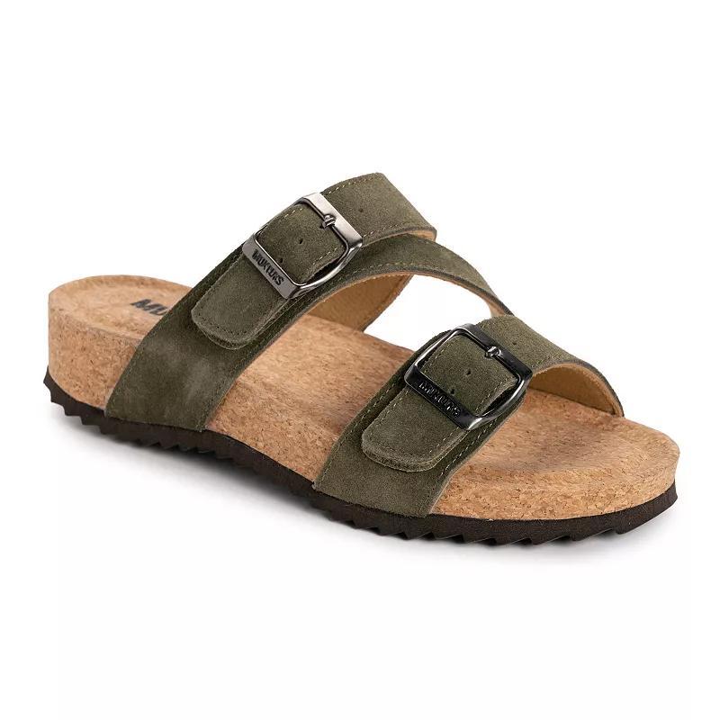 MUK LUKS Poppy Womens Suede Slide Sandals product image