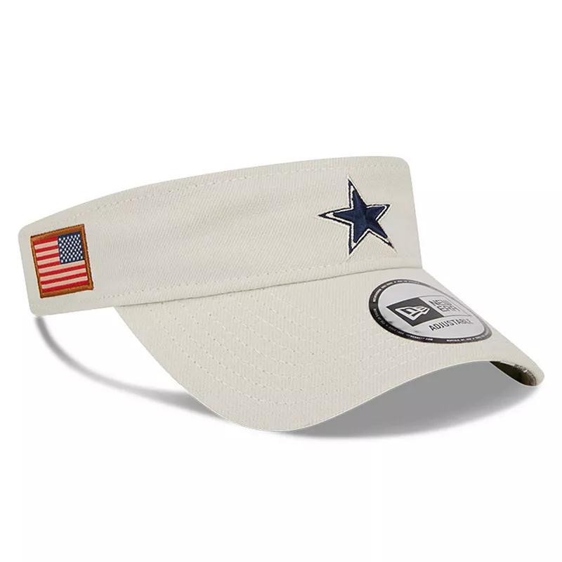 Mens New Era Stone Dallas Cowboys 2023 Salute To Service Visor Product Image