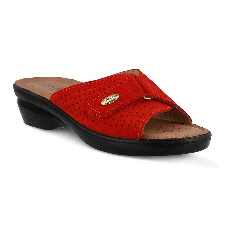 Flexus by Spring Step Kea Womens Suede Slide Sandals Product Image