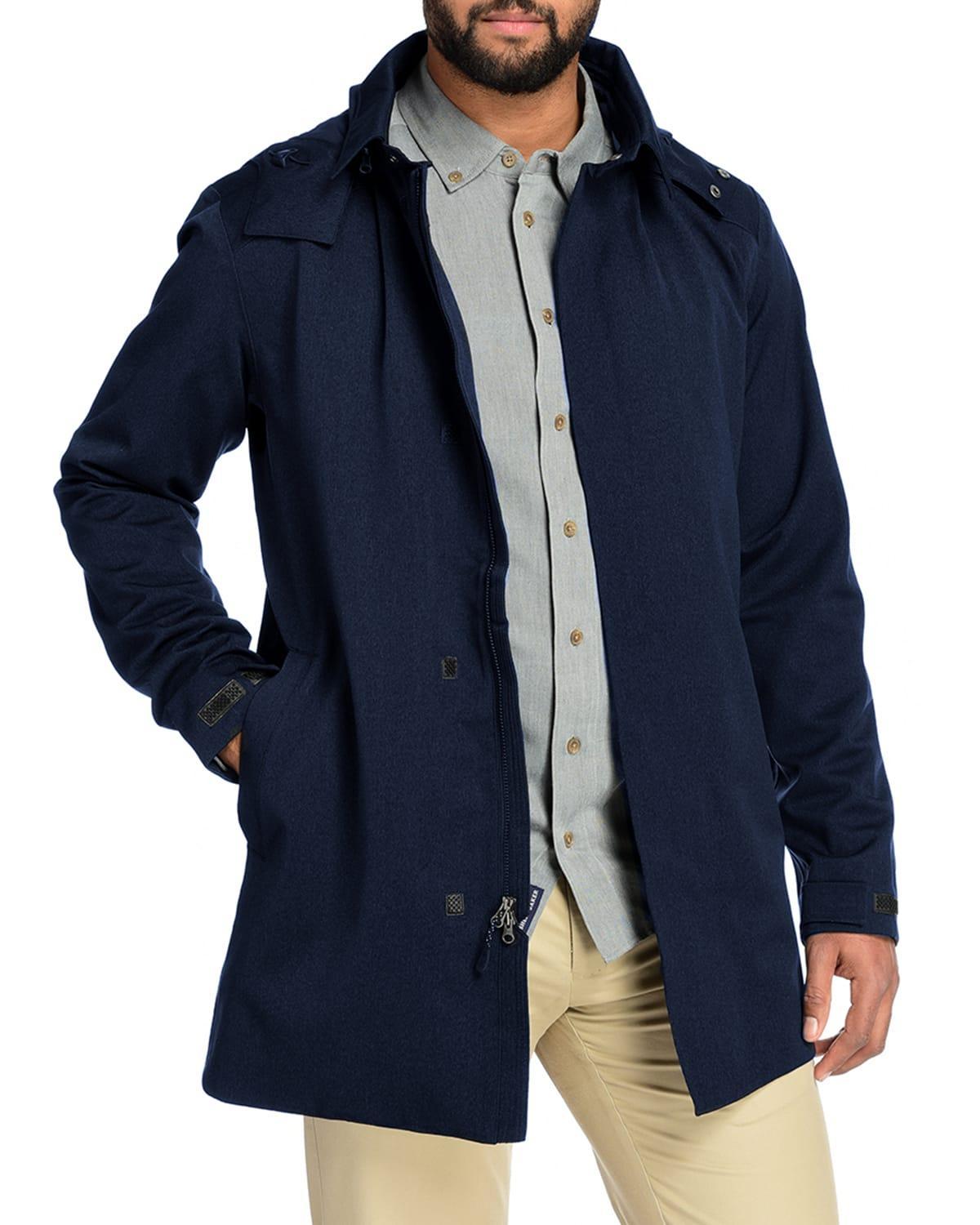 Mens Chelsea Water-Resistant Trench Coat Product Image