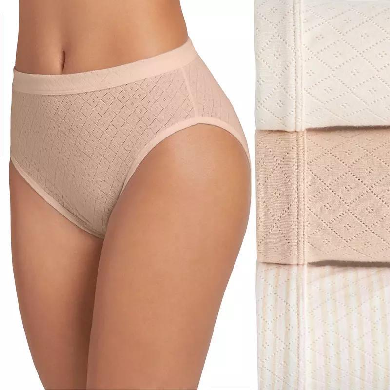 Womens Jockey Elance Breathe 3-pack French Cut Panty Set 1541 Pink Product Image