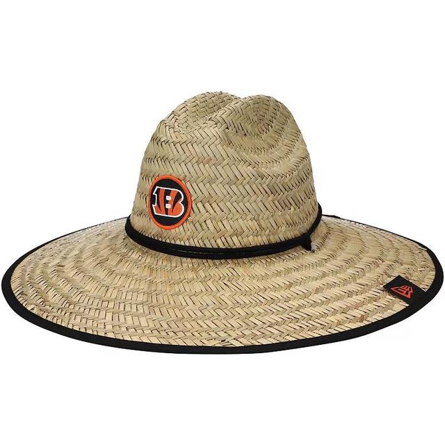 Mens New Era Natural Cincinnati Bengals 2020 NFL Summer Sideline Official Straw Hat Product Image