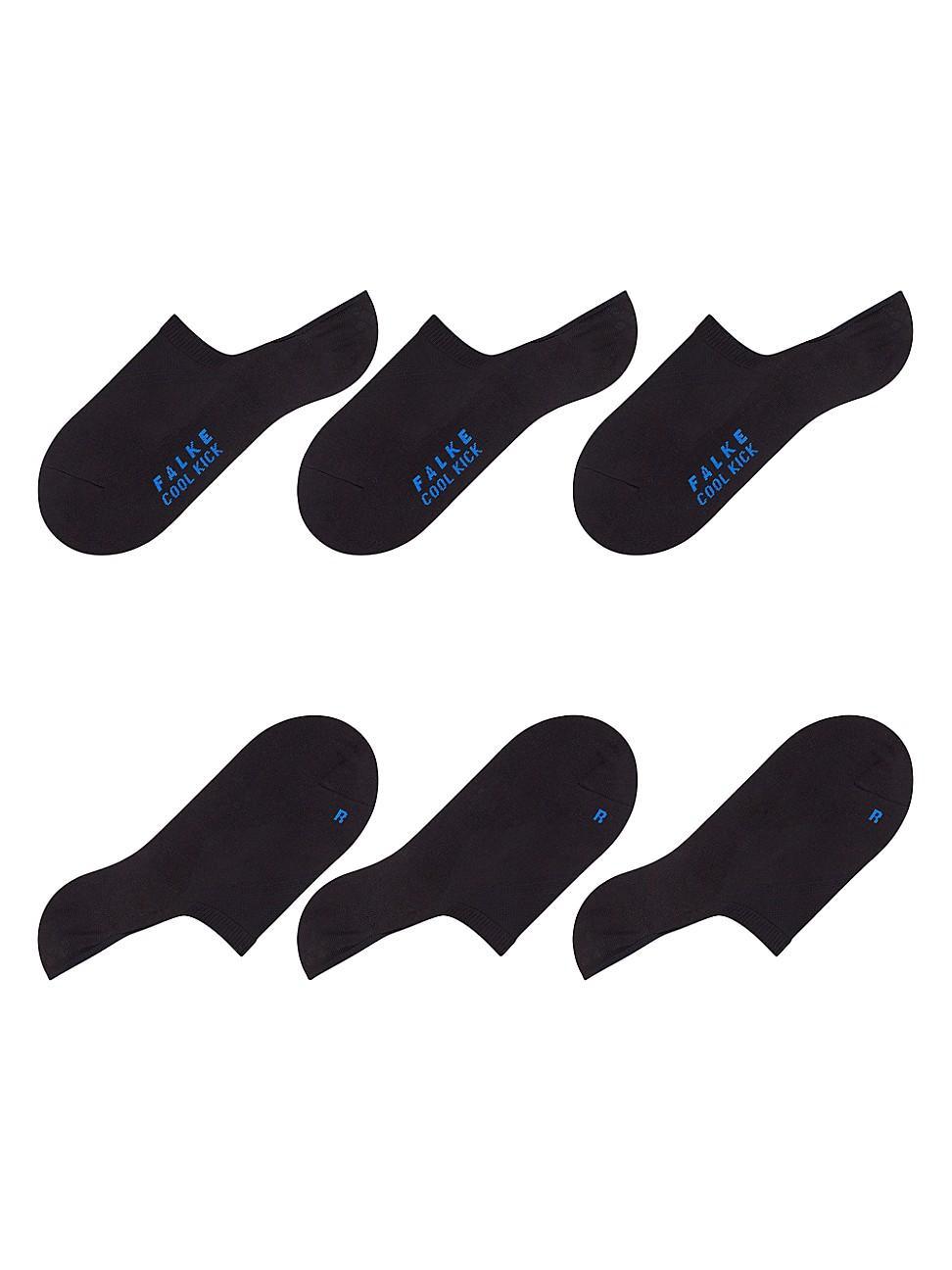 Mens Cool Kick Invisible Socks, Pack of 3 Product Image