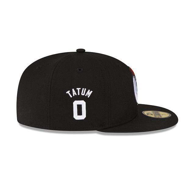 Boston Celtics X Concepts X Jayson Tatum Black 59FIFTY Fitted Hat Male Product Image