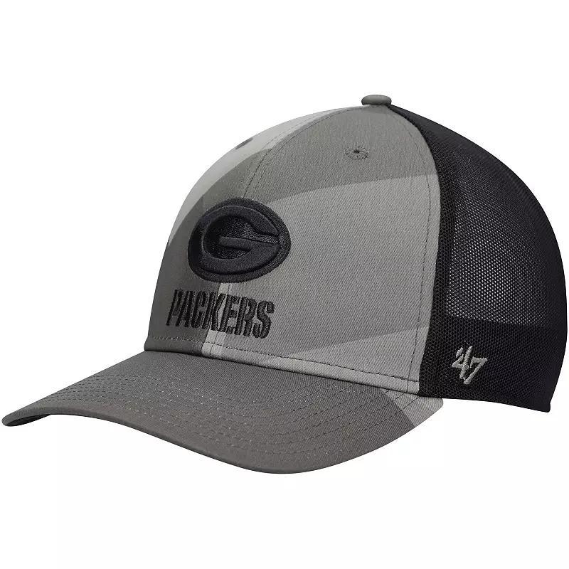 Mens Olive Green Bay Packers Countershade Mvp Dp Trucker Snapback Hat Product Image