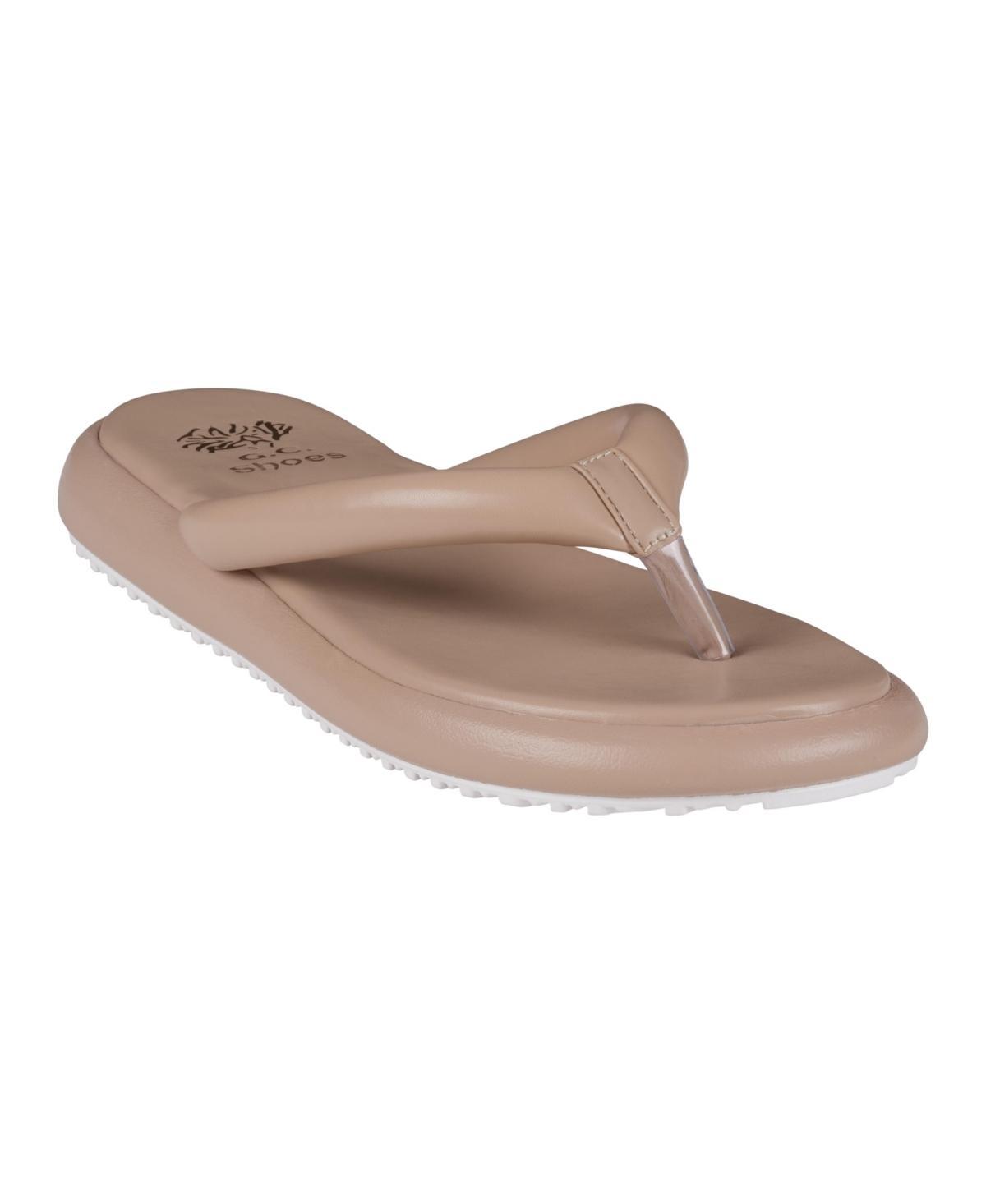 Gc Shoes Womens Parisa Thong Slide Flat Sandals Product Image