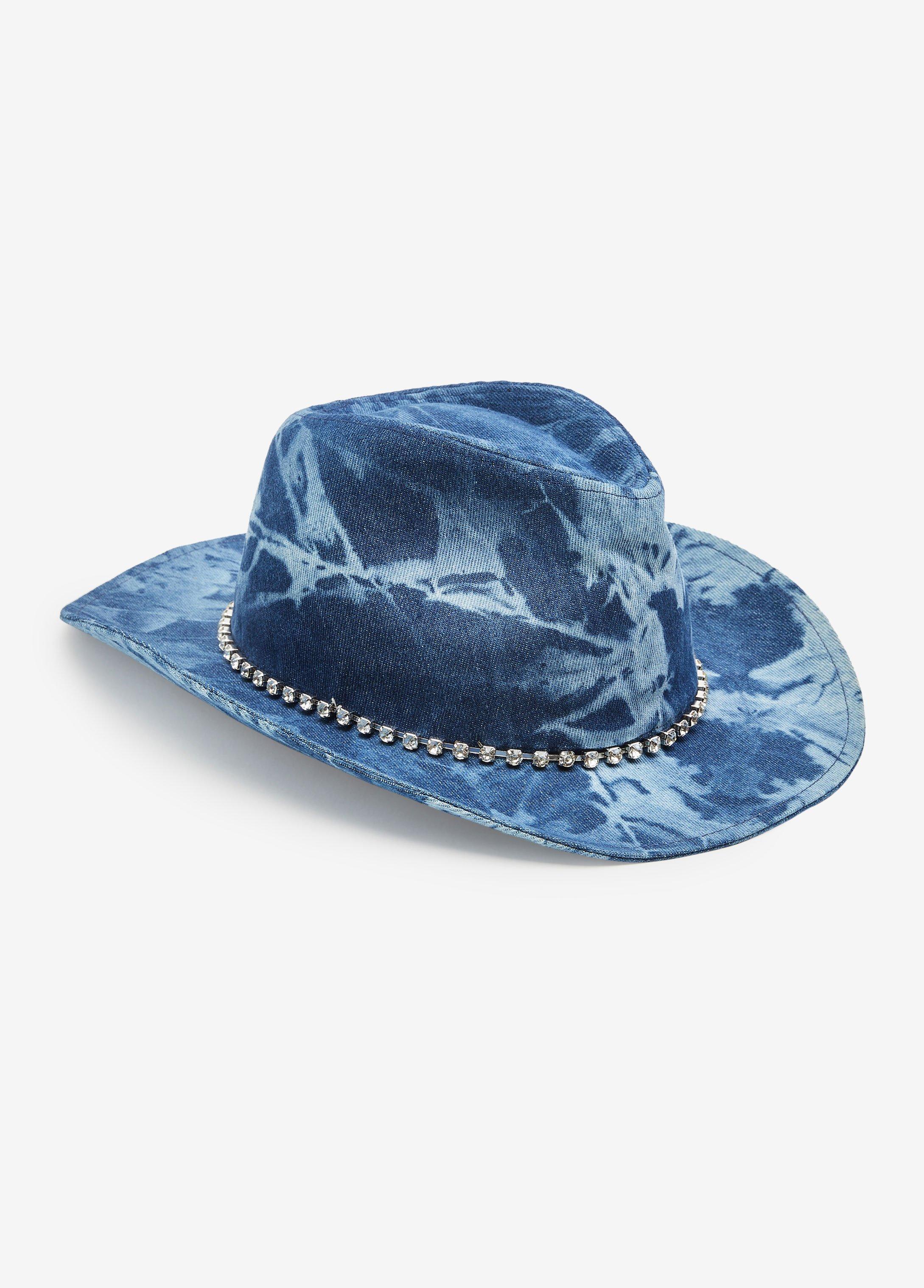 Bleached Denim Cowboy Hat Product Image