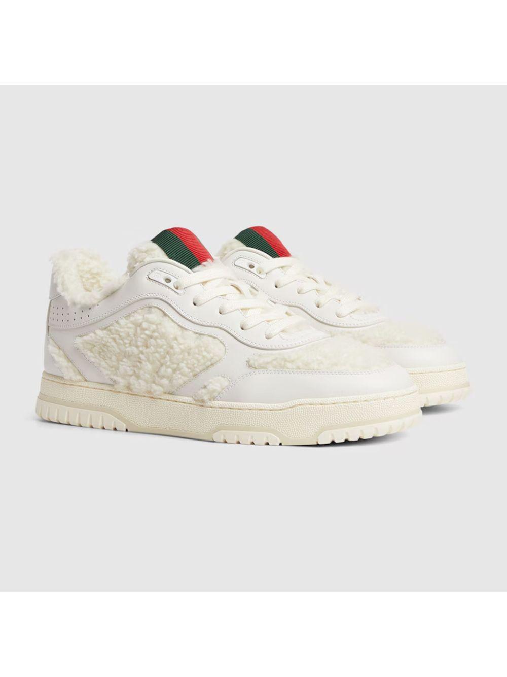 GUCCI Web-detail Sneakers In White Product Image