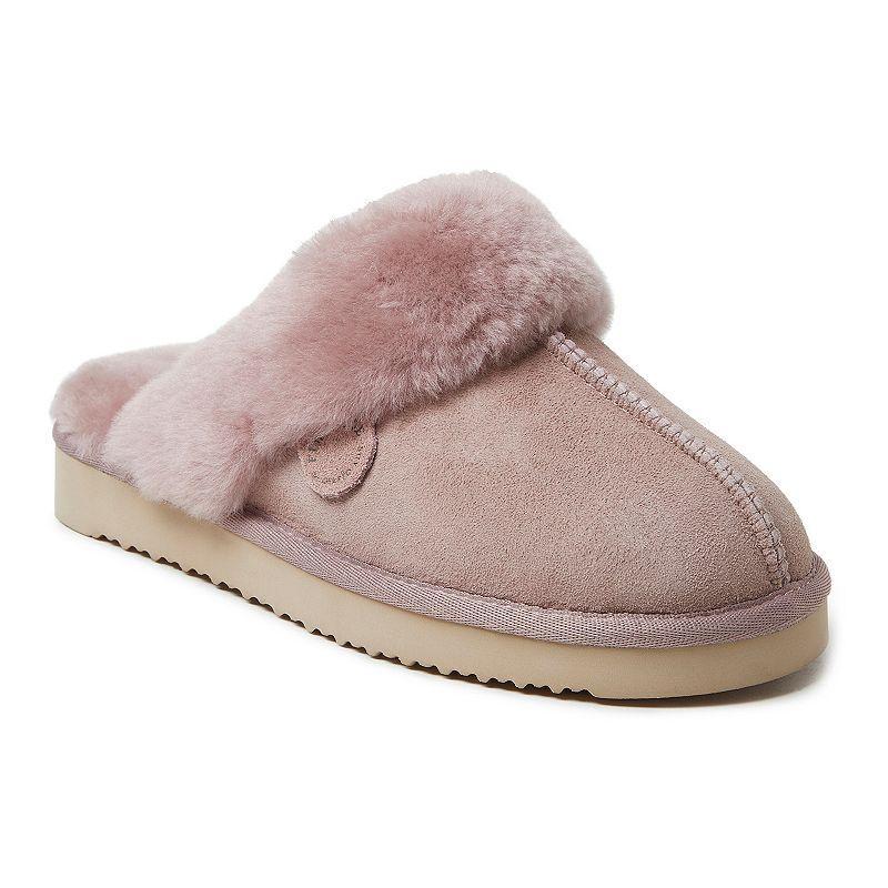 Fireside by Dearfoams Sydney Scuff Womens Slippers Brown Product Image