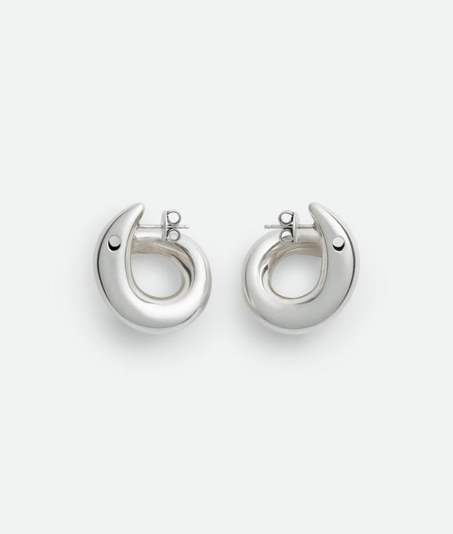 Women's Sardine Earrings in Silver Product Image