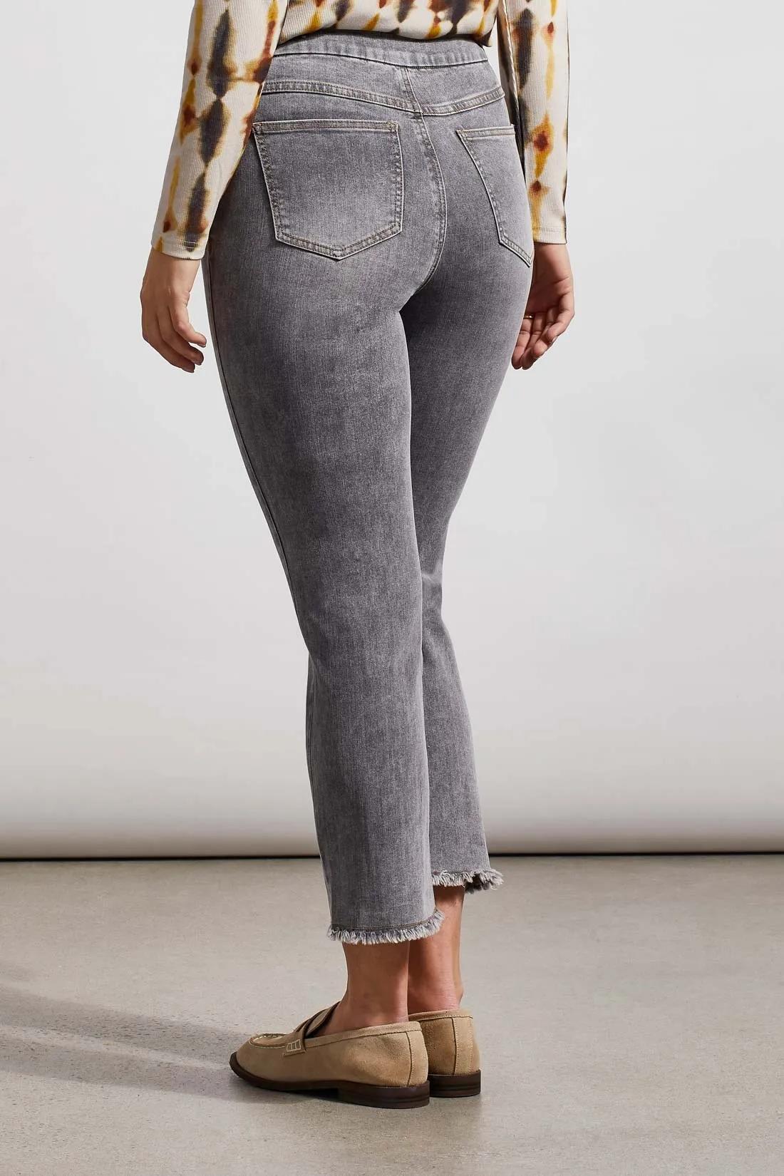 AUDREY PULL-ON STRAIGHT CROP PANT Product Image