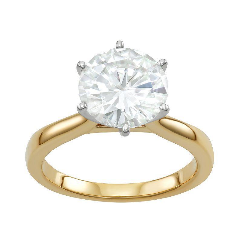 Charles & Colvard 3.1 Ct. T.w. Lab Created Moissanite Solitaire Ring In 14K White Gold, 6 Product Image