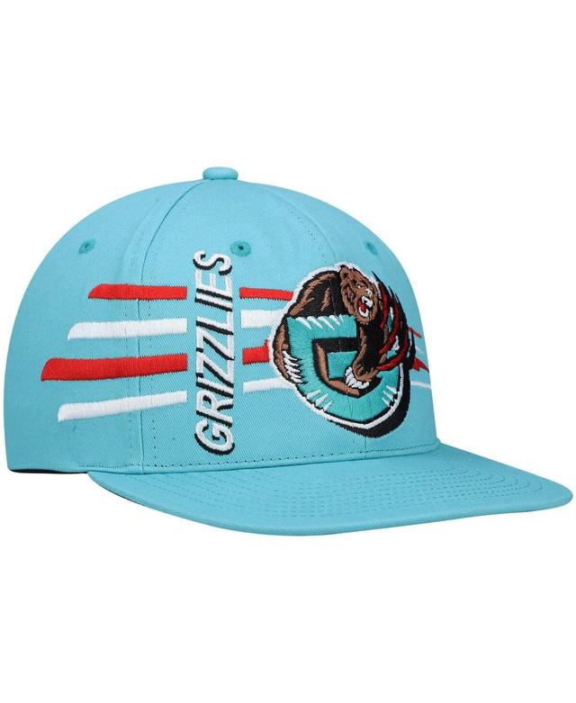 Mens Mitchell & Ness Turquoise Vancouver Grizzlies Hardwood Classics Retro Bolt Deadstock Snapback Hat Product Image