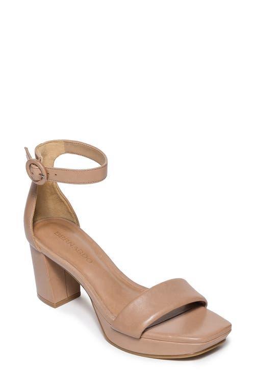 BERNARDO FOOTWEAR Carla Square Toed Ankle Strap Sandal Product Image