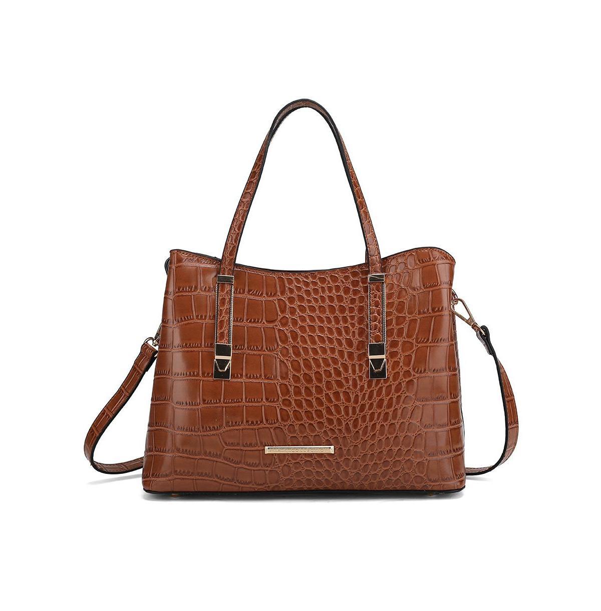 Mkf Collection Aurelia Crocodile Embossed Women s Tote Bag by Mia K Product Image