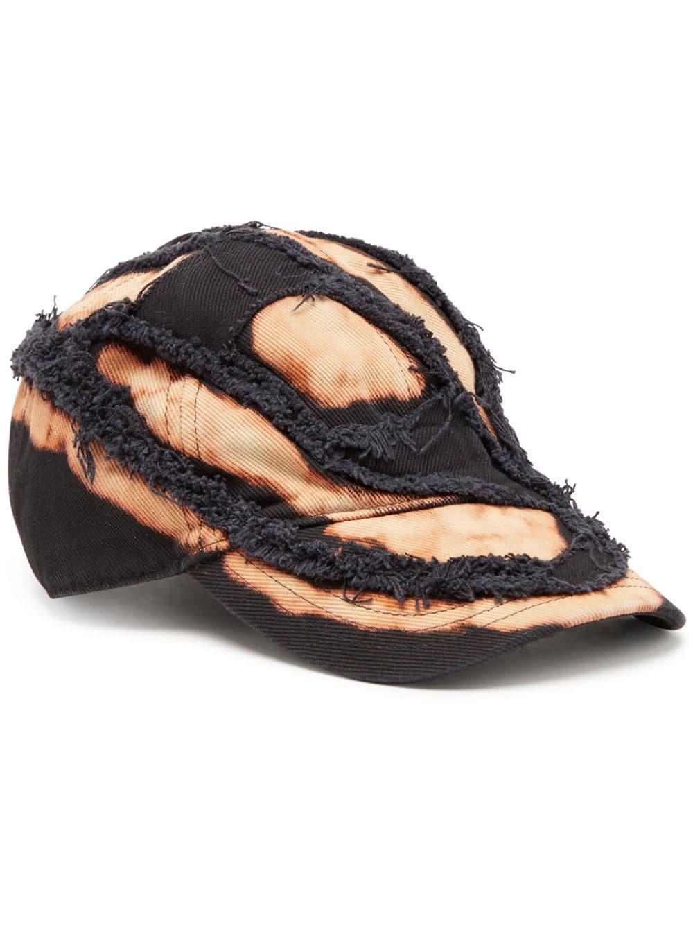 Oval D Patch Baseball Cap Black In Multicolor Product Image