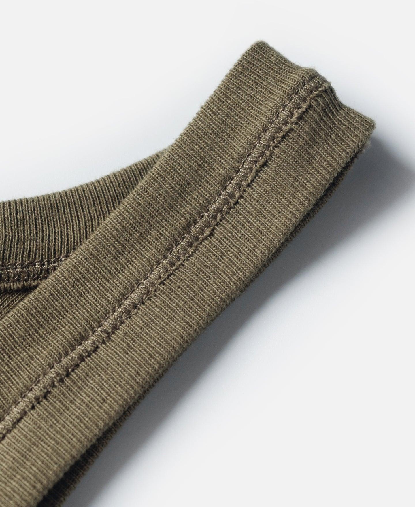 Military Cotton Tank Top - Olive Product Image