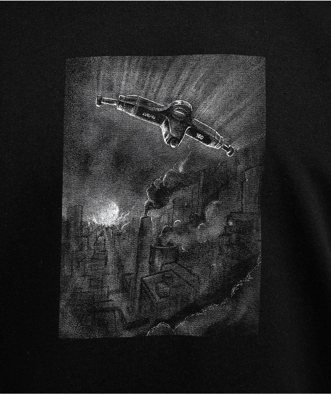 Lurpiv Sci Fi Black T-Shirt Product Image