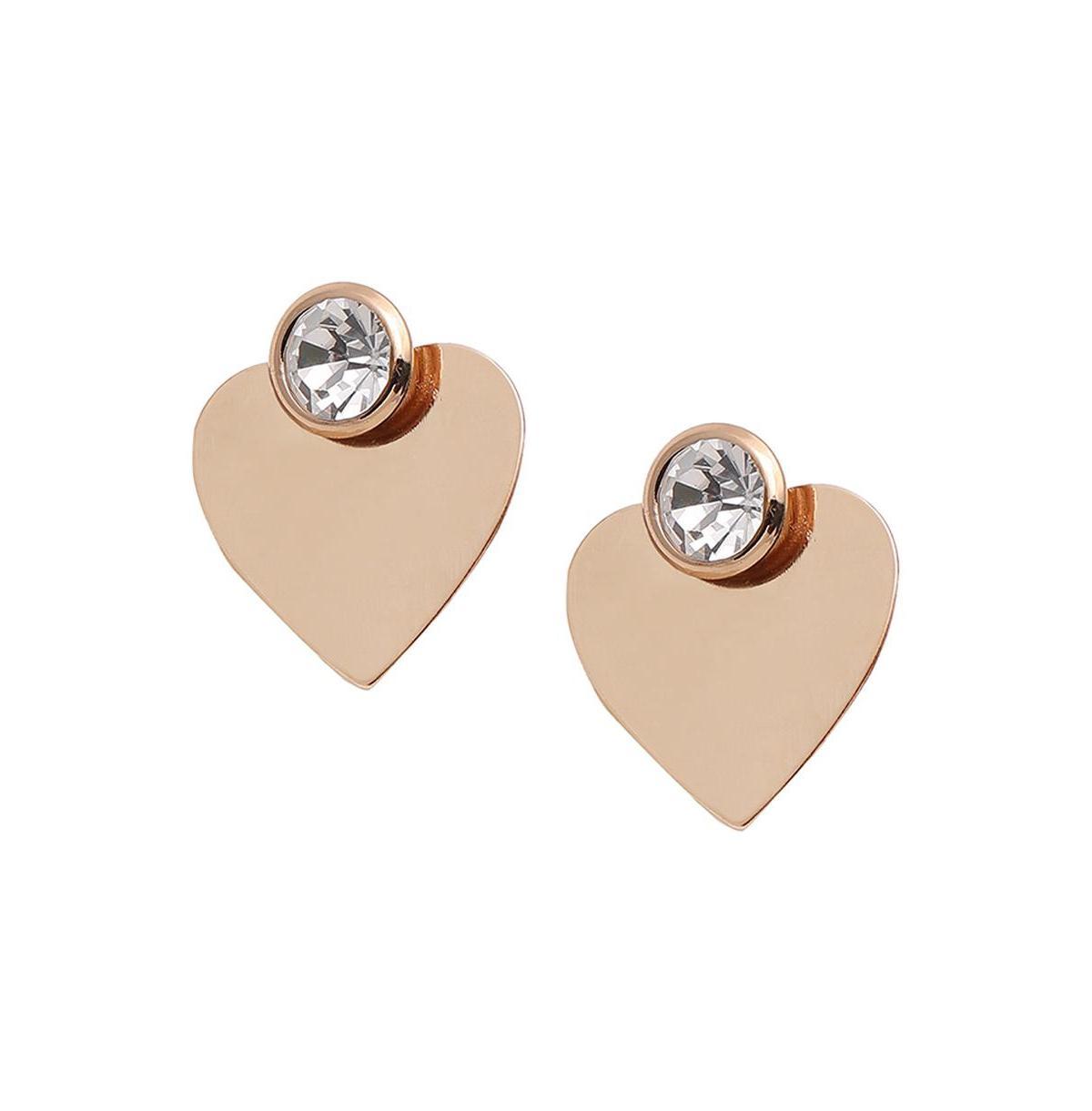 Sohi Womens Heart Drop Earrings Product Image