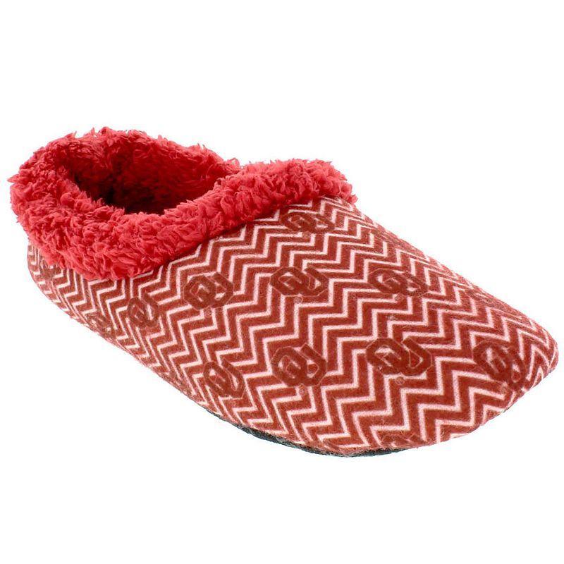 Oklahoma Sooners Womens Chevron Slippers Product Image