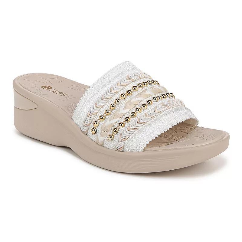 Bzees Sunshine Womens Wedge Slide Sandals Product Image