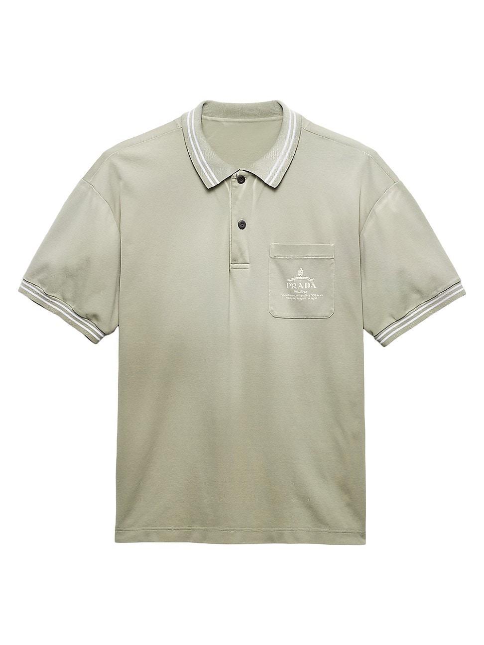 Mens Cotton Polo Shirt Product Image