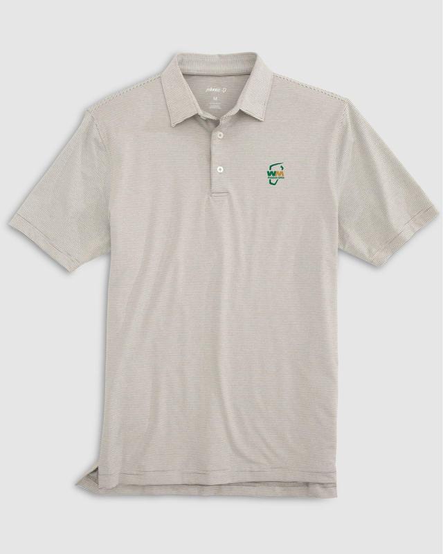 WM Phoenix Open Lyndonn Striped Jersey Performance Polo Product Image