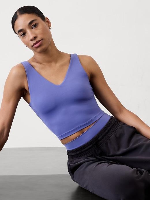 Transcend V-Neck Crop Bra A-C Product Image