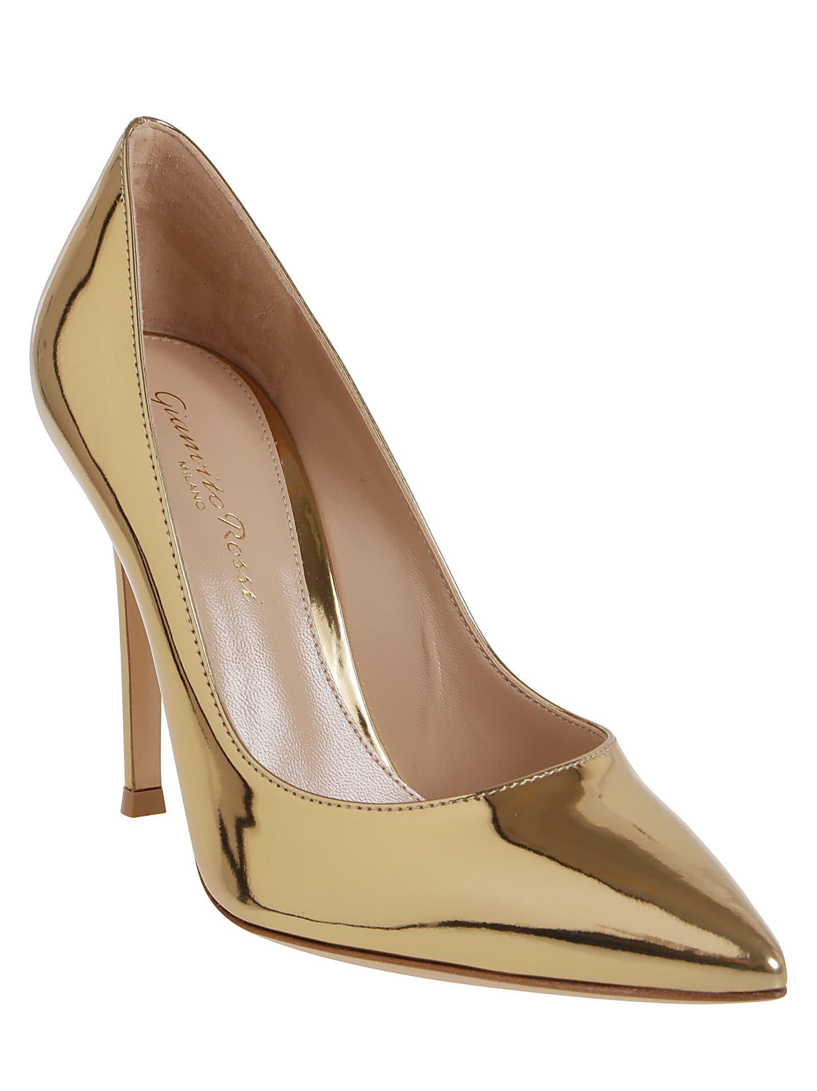 GIANVITO ROSSI Pumps 105 Metal In Gold product image