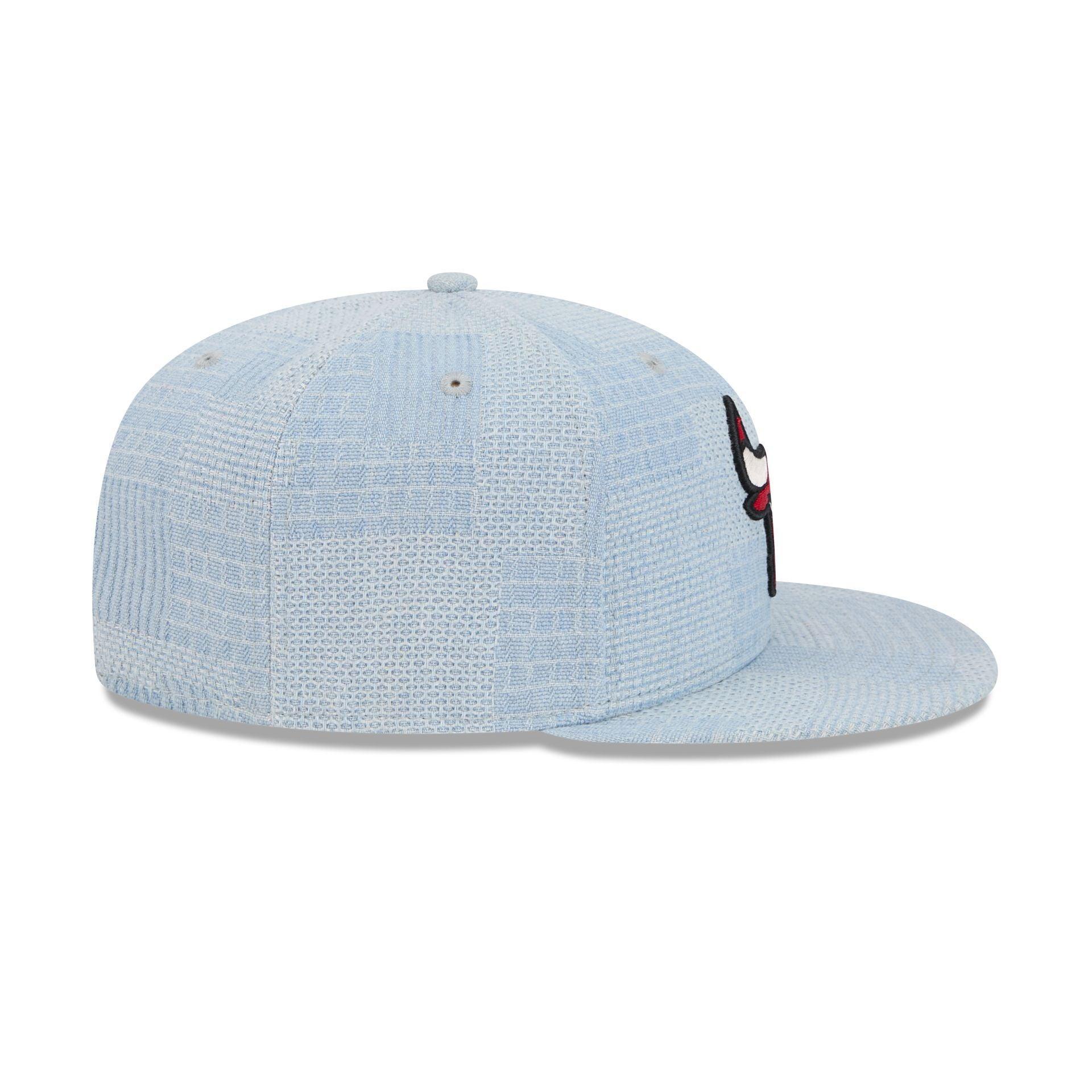 Chicago Bulls Denim Patchwork 9FIFTY Snapback Hat Male Product Image