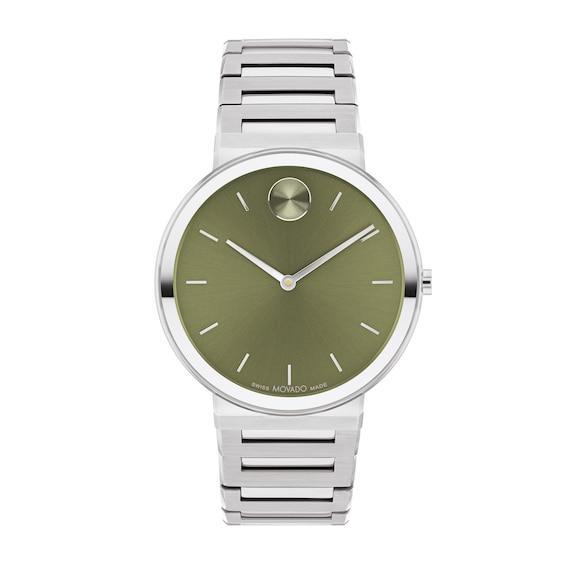 Men's Movado Bold Horizon Watch with Green Dial (Model: 3601074) Product Image