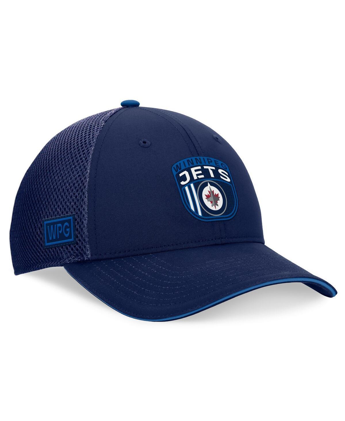 Fanatics Mens Navy Winnipeg Jets 2024 Nhl Draft on Stage Trucker Adjustable Hat - Navy Product Image