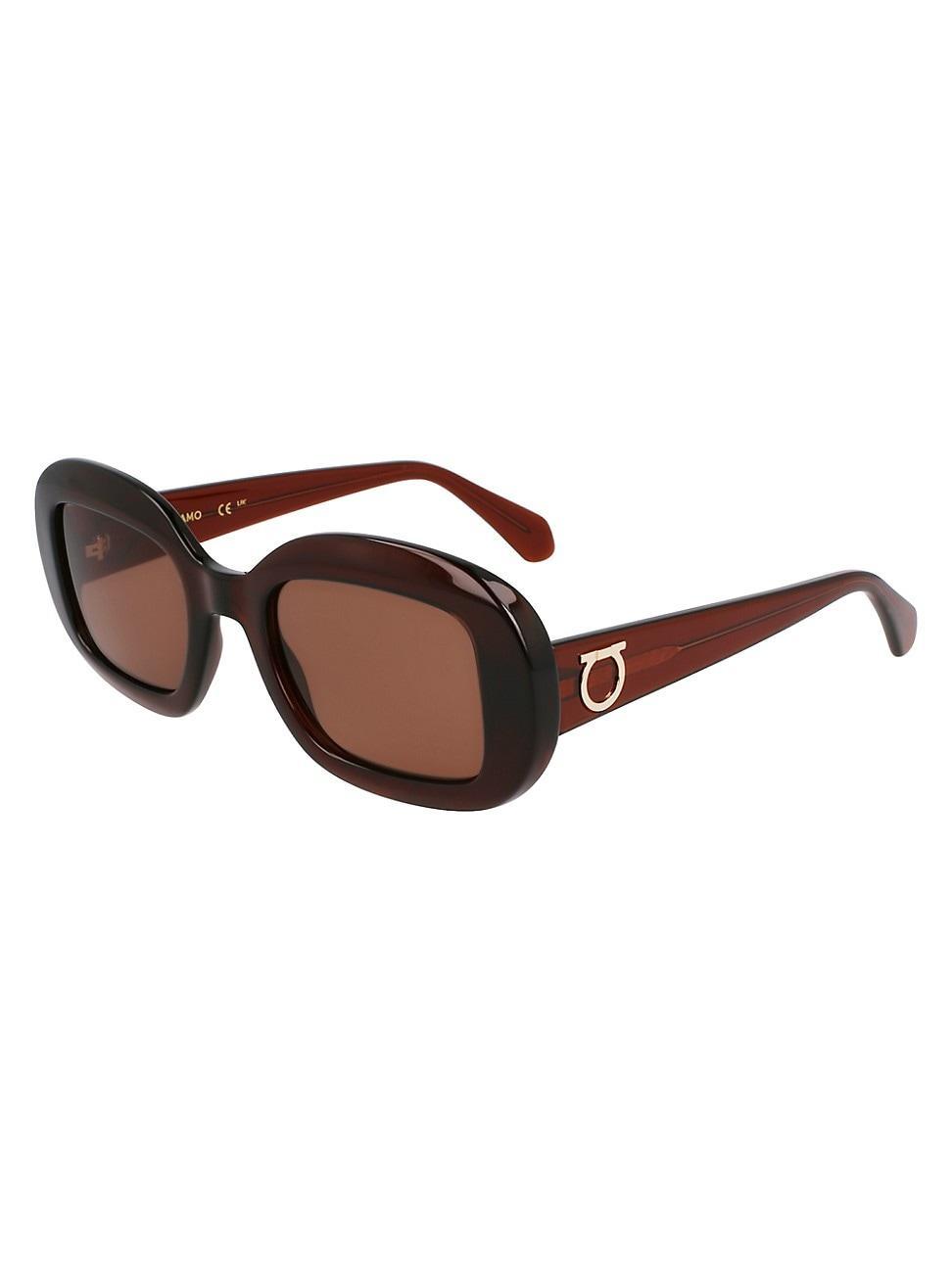 Womens Gancini 51MM Oval Sunglasses Product Image