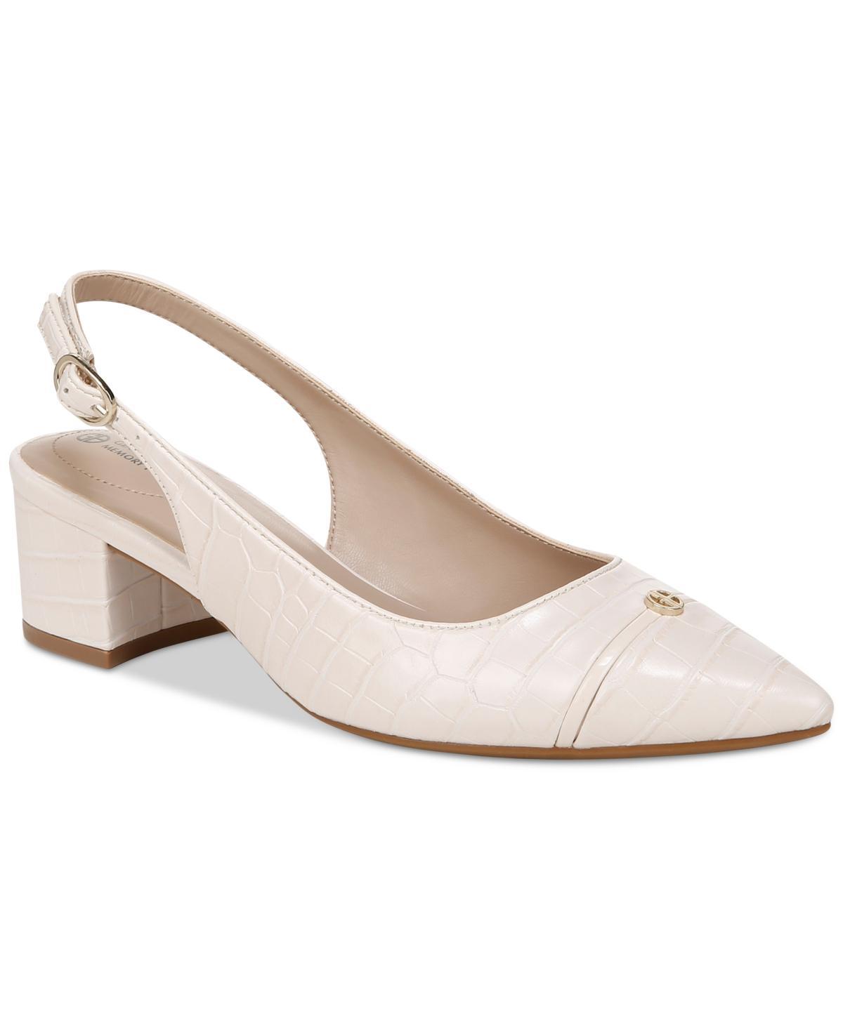 Giani Bernini Womens Blaaise Memory Foam Block Heel Slingback Pumps, Created for Macys Product Image