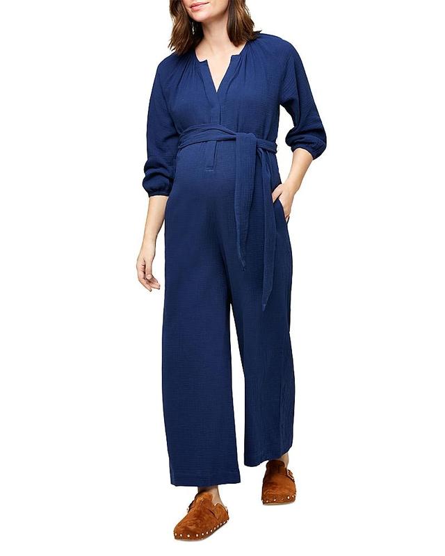 Nom Maternity Alma Maternity/Nursing Jumpsuit Product Image