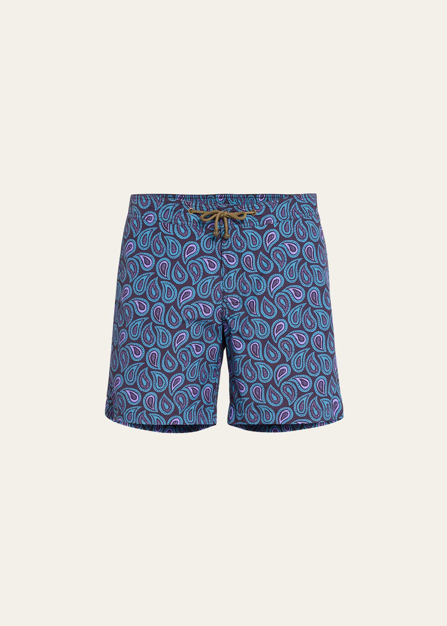 Mens Large Paisley Swim Shorts Product Image