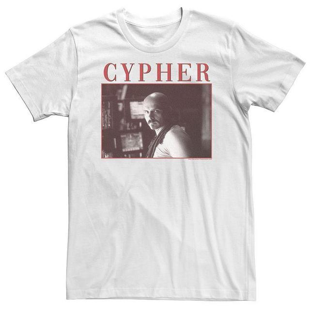 Big & Tall The Matrix Cypher Red Accent Portrait Tee, Mens Product Image