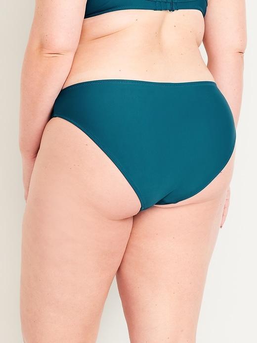 Mid-Rise Bikini Swim Bottoms Product Image